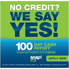 No Credit? We say Yes!